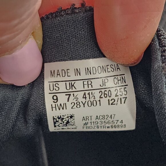 ADIDAS Cloudfoam QT Racer Black Lace Mesh - Picture 10 of 10